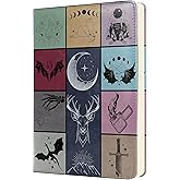 WHLBHG Throne Themed Gift Velaris City of Starlight Journal Notebook Readers Gift Bookish Gift Glass Fiction Fan Gift Book Inspired Gift,200 Pages(Throne Color A5)