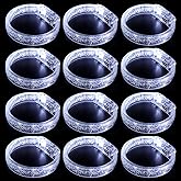 DAOKEY LED Light up Bracelets, White Glow Wristbands Party Favors Toys Supplies for Birthday, Halloween, Carnivals Parties for Kids over 3 Years Old, Clear Case 12 Pack