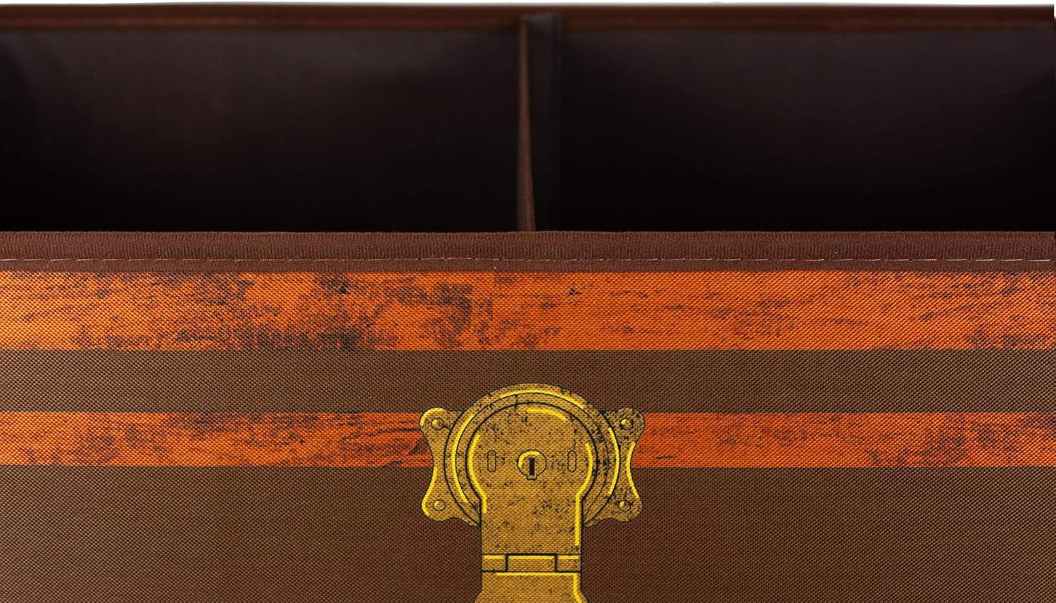 Robe Factory LLC Harry Potter Hogwarts 24-Inch Foldable Storage Chest | Fabric Basket Container, Cube Organizer with Handles | Collapsible Brown Cubby Cube Closet Organizer: Toys & Games