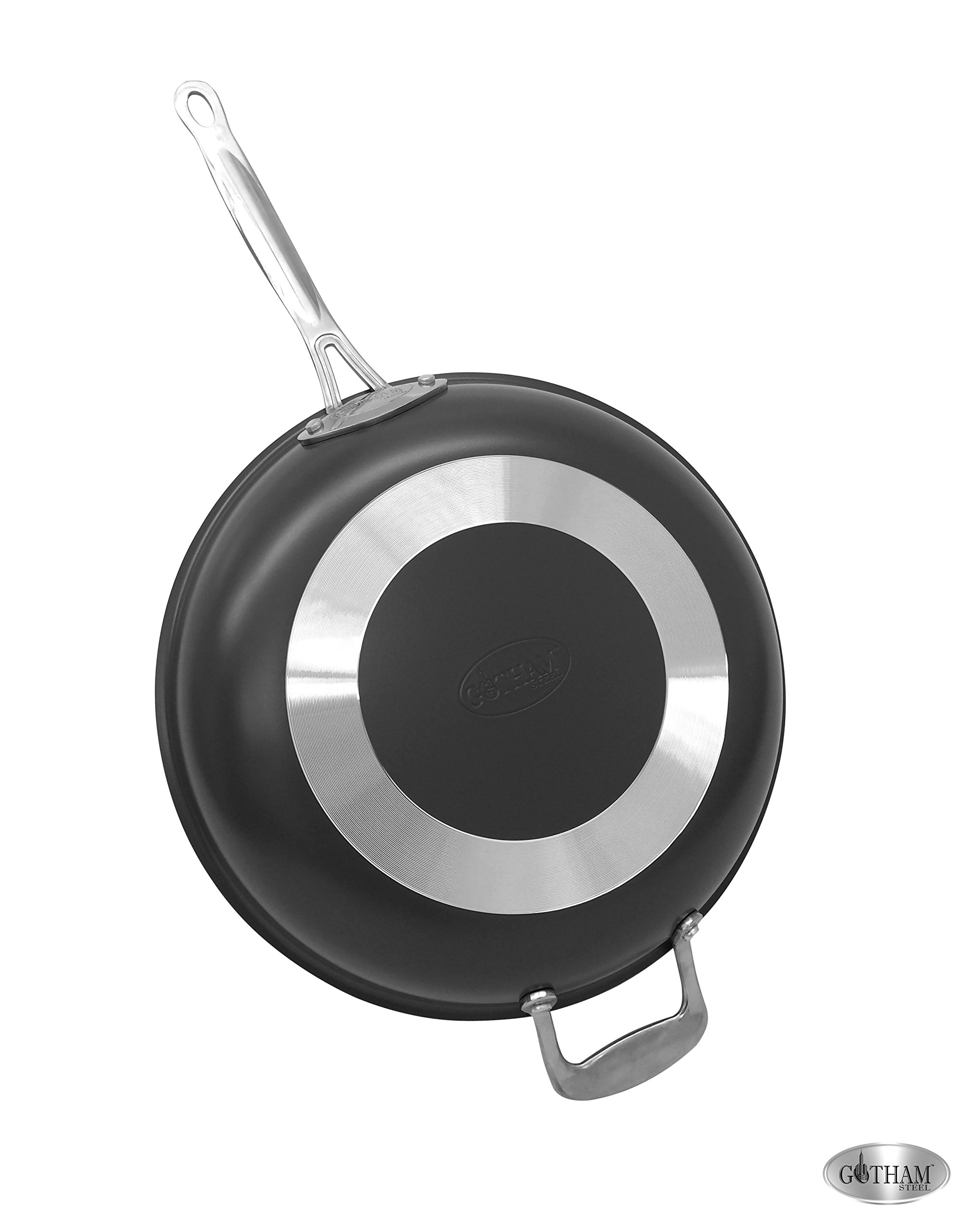 Gotham Steel 9950 Non-Stick Titanium Frying Pan, 12.5", Brown | Pricepulse