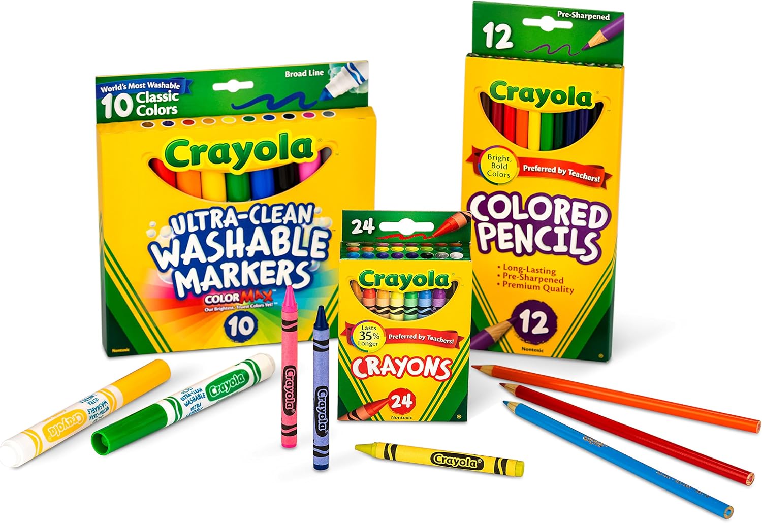 Crayola Back To School Supplies, Grades 3-5, Ages 7, 8, 9, 10 ( Exclusive): Toys & Games