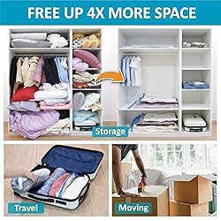 10 Pack Vacuum Storage Bags, Space Saver Bags