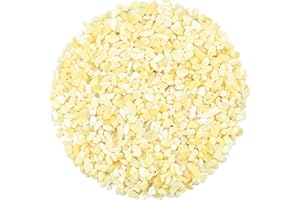 ZHIYUXI Yellow Jade 1lb Crystal Chips Bulk Fish Tank Decorations Aquarium Rocks Gravel Vase Filler Stones Crystals for Candle Making Witch Kit Gravel for Plants Quartz Sand Gemstone Terrarium Supplies