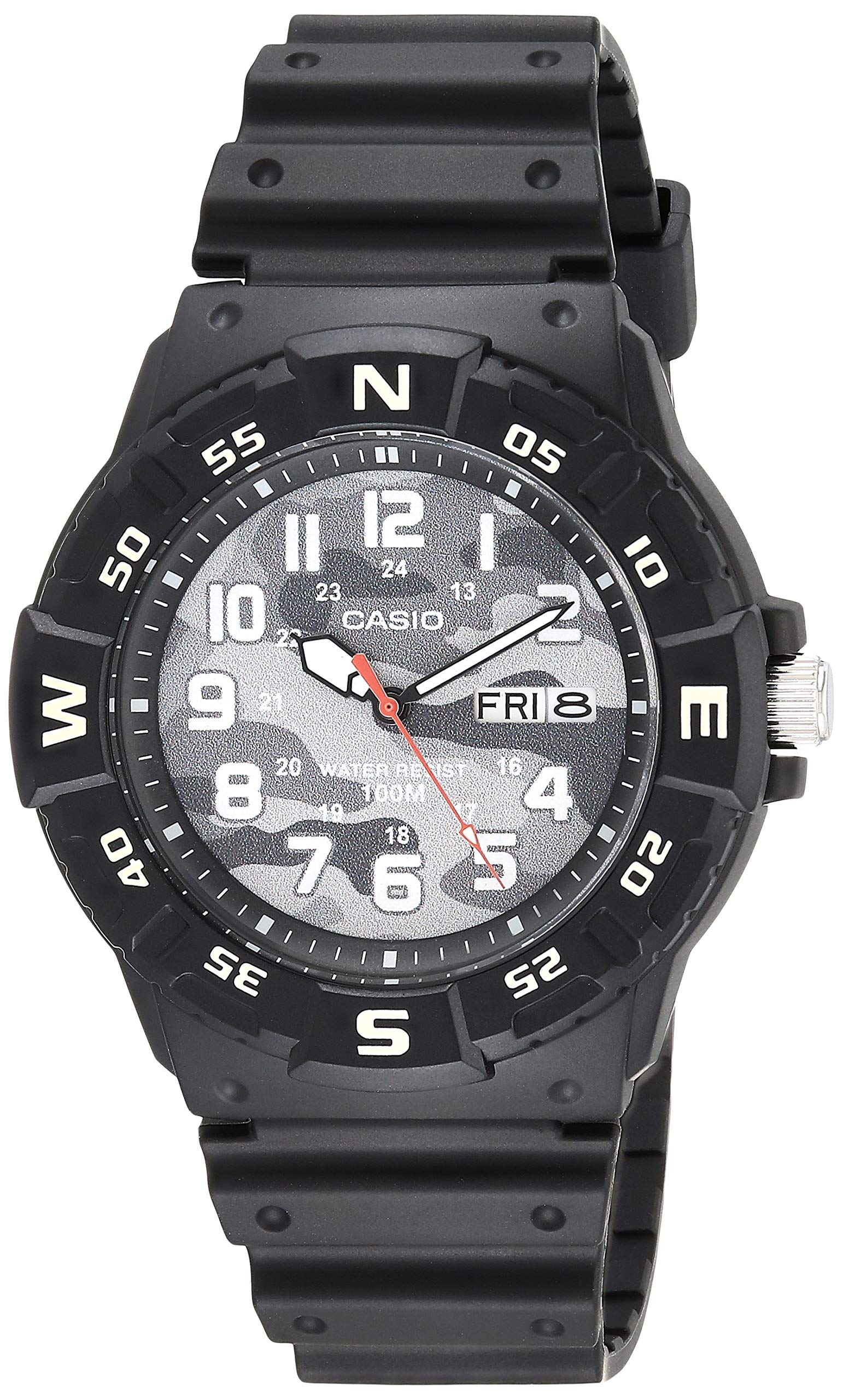 Casio Men Analog Quartz Watch with Plastic Strap MRW-220HCM-1BVCF