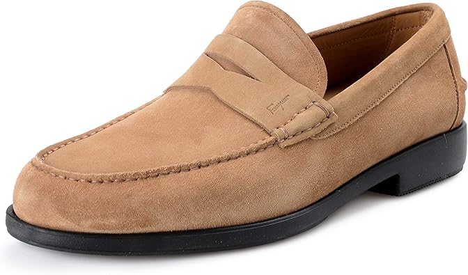 ferragamo suede loafers