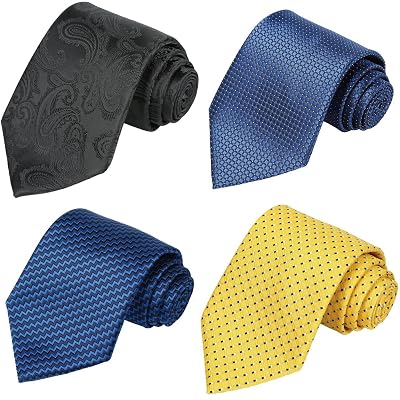 KissTies 63" Extra Long Solid Necktie + Gift Box - Hunter Green, Microfiber