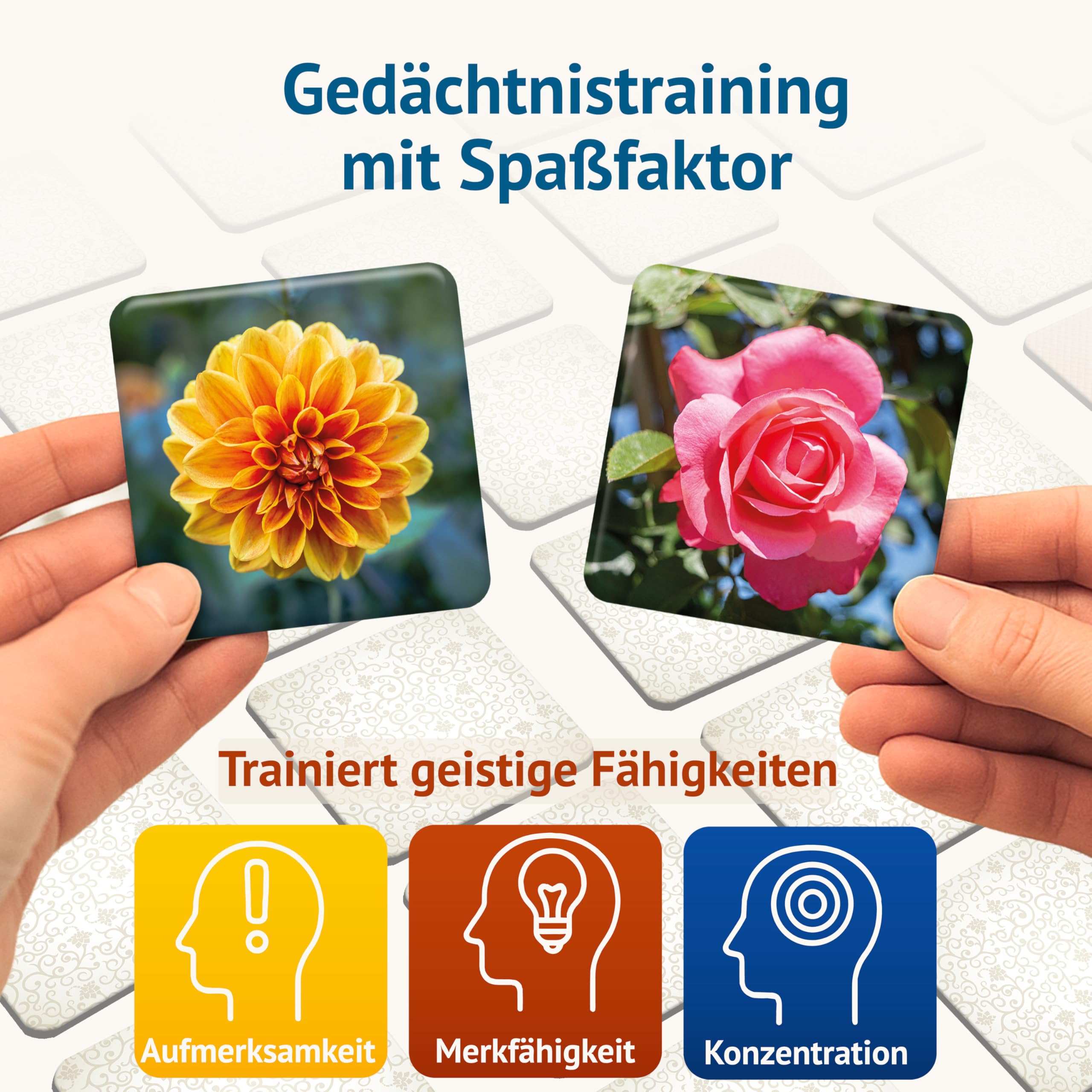 Starnberger Spiele Blumig - Memospiel - Kartenspiel für Erwachsene und Kinder ab 6 Jahren - Geschenk für Natur- und Blumenliebhaber 5