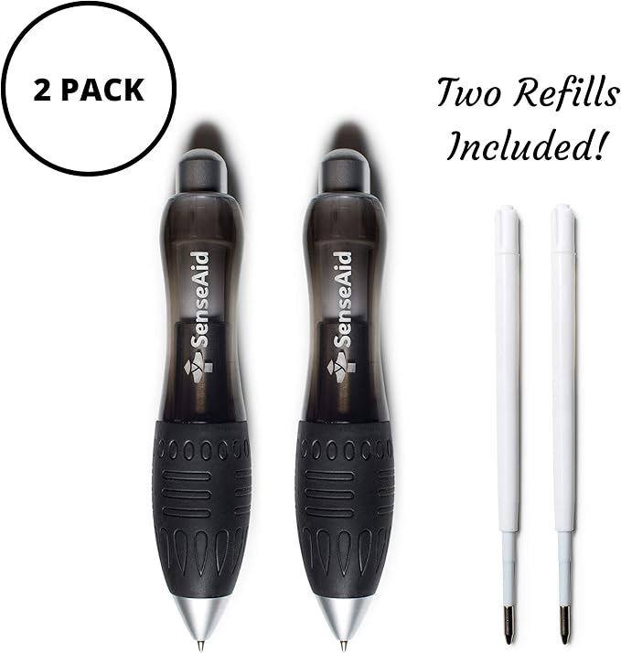 Fat Heavy Weighted Pens Set of Two Super Big Pens