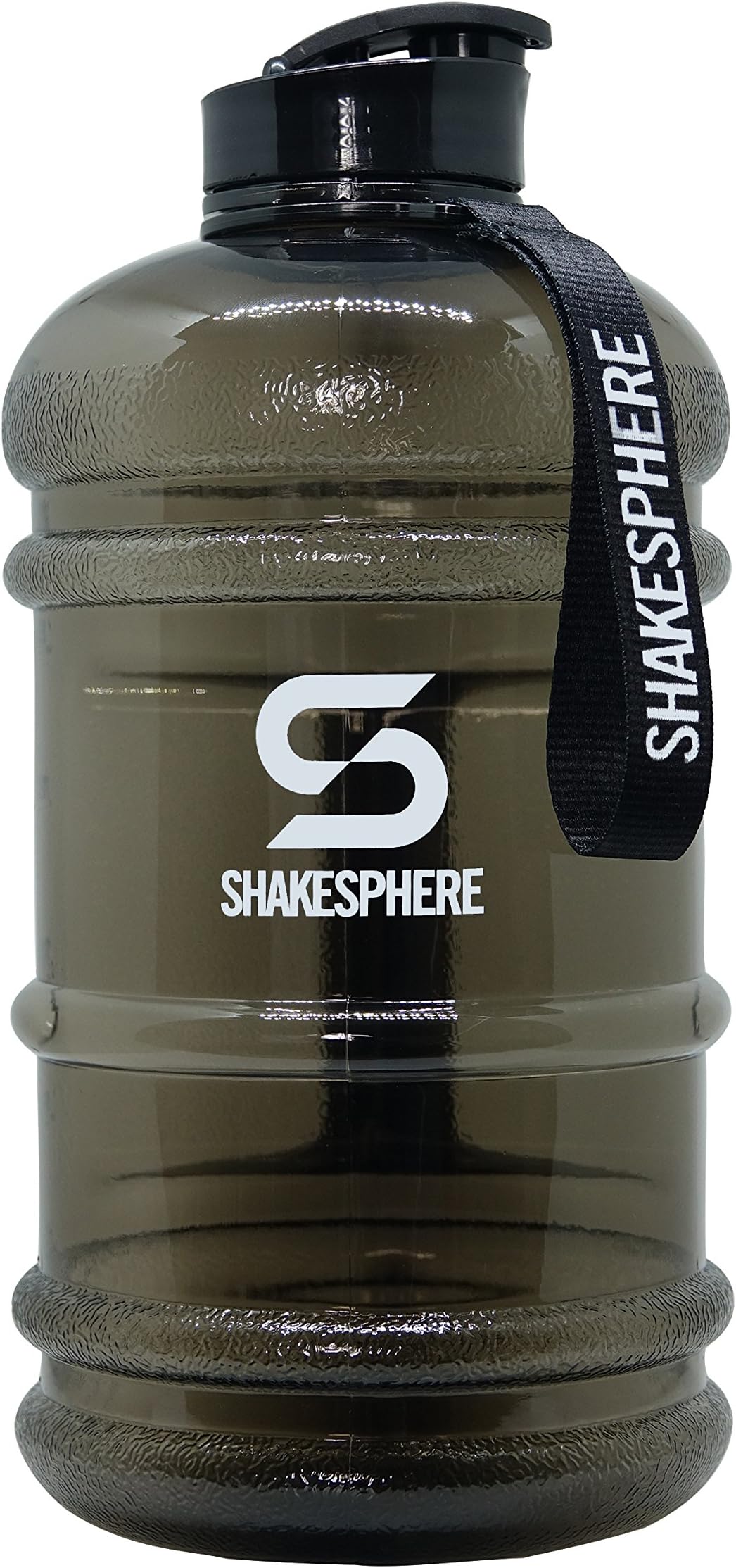 ShakeSphere Matte Pink Flip Cap 1.3L Water Bottle with White Logo (Black, 2.2)