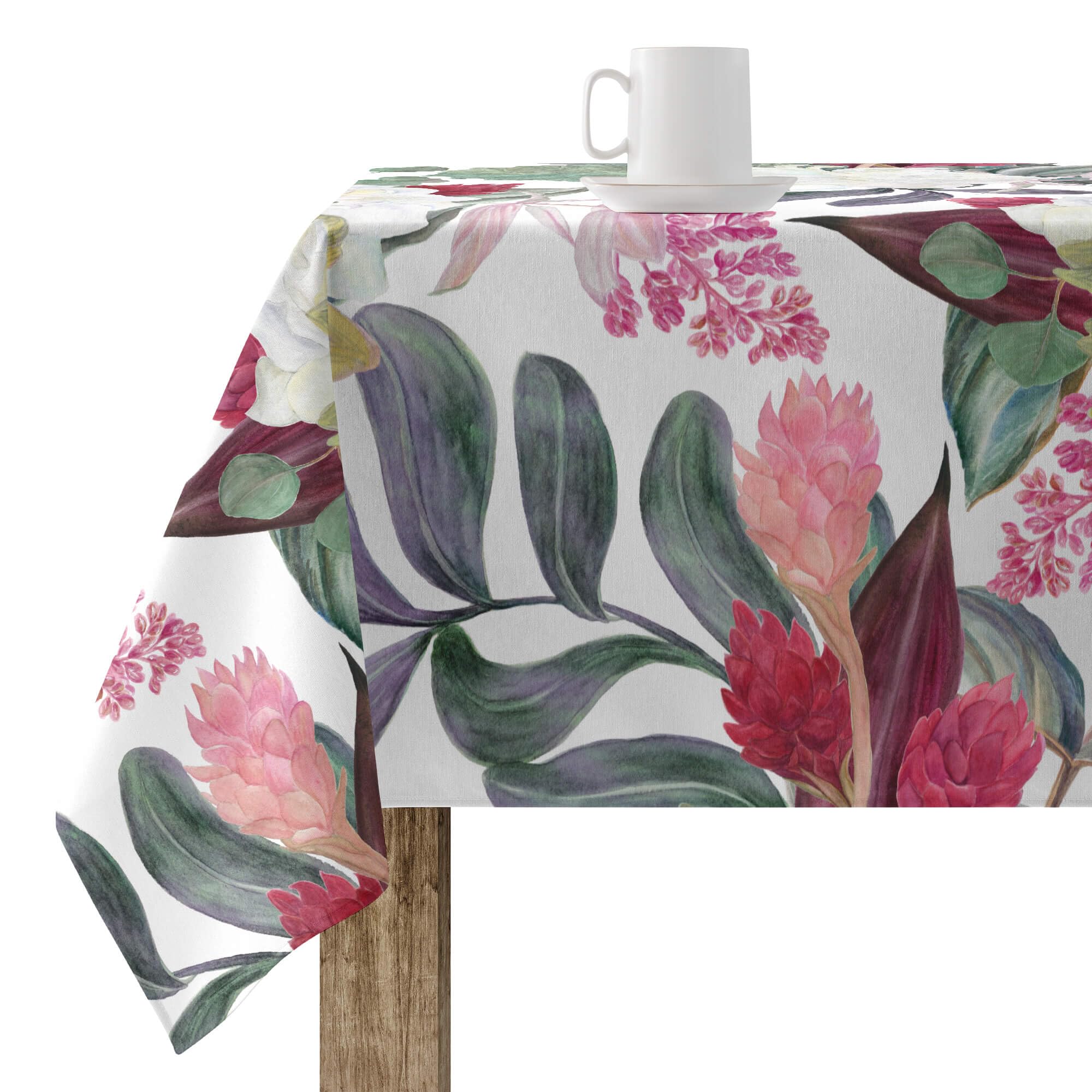 BELUM ‎20374 100% Organic Cotton Resin Tablecloth, Rectangular, Stain-Resin, Large Size, 100cm x 300cm