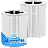 Core 600S Replacement Filter for LEVOIT Core 600S & Core 600S-P Air Purifier, 3-in-1 HEPA High-Efficiency Activated Carbon Pet Filter for Home Large Room Core 600S-RF, 2 Pack