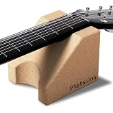 Flatsons FA-19 Guitar Neck Rest, Two Heights Support Guitar Neck Cradle, Stable Trapezoid Design, Premium Cork Guitar Rest, Guitar Accessories for Guitar Workstation Ukulele Violin Banjo Mandolin