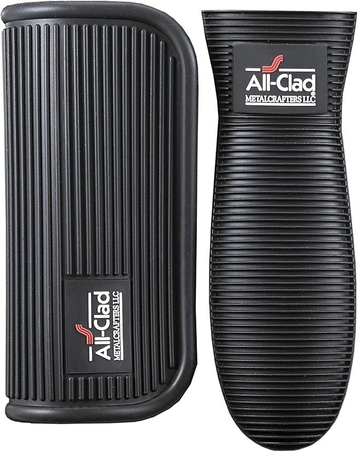 AllClad Textiles Cookware Set Includes Resistant Cast Iron Skillet