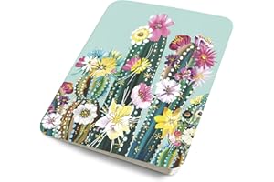 Artisan Blank Note Cards by Studio Oh! - Desert Blossoms - Pack of 8 - 4.25" × 5.5” Printed Textured Art Paper Embellished with Foil Stamping Cards and Envelopes