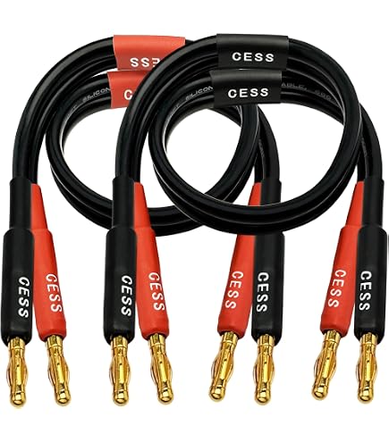 Amazon.com: Chord Odyssey 2 Speaker Cables - Pair - 24K Banana to