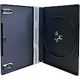 10 STANDARD Black Single DVD Cases 14MM (Machinable Quality)