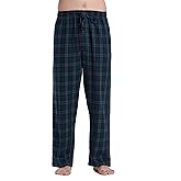 CYZ Men's 100% Cotton Super Soft Flannel Plaid Pajama Pants