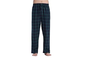 CYZ Men's 100% Cotton Super Soft Flannel Plaid Pajama Pants