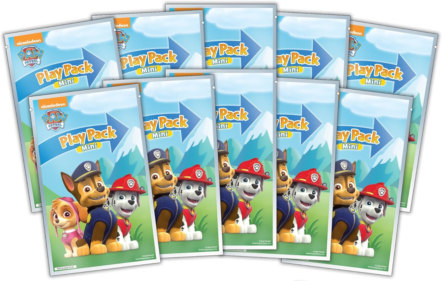 Bendon Paw Patrol 10 Mini Play Packs: Toys & Games