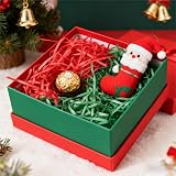 JeeMooTown 500g Christmas Shredded Tissue Paper Red Green Eco Friendly view 7