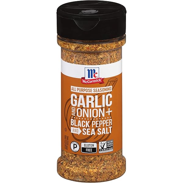 MCCORMICK GARLIC AND ONION, BLACK PEPPER AND SEA...