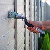 Harris Ultimate Shed & Fence Swan Neck Exterior Paint Brush 100mm view 2