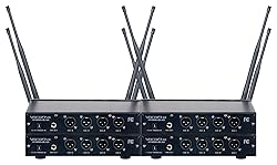 VocoPro 16 Channel UHF Wireless Headset & Lapel Mic