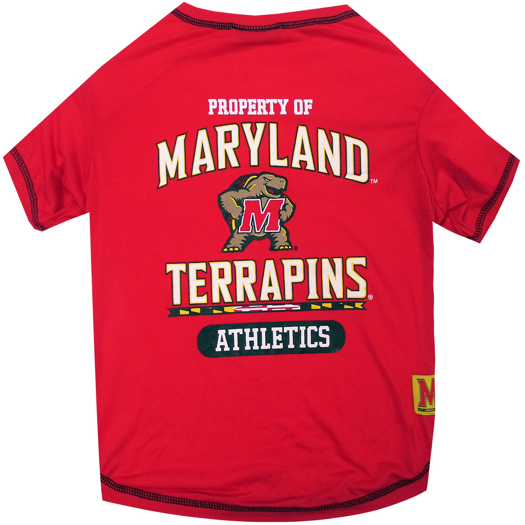 Pets First NCAA Maryland Terrapins Dog T-Shirt, Medium