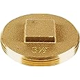 Oatey 42373 185 Brass Cleanout Plug, 3-1/2-Inch