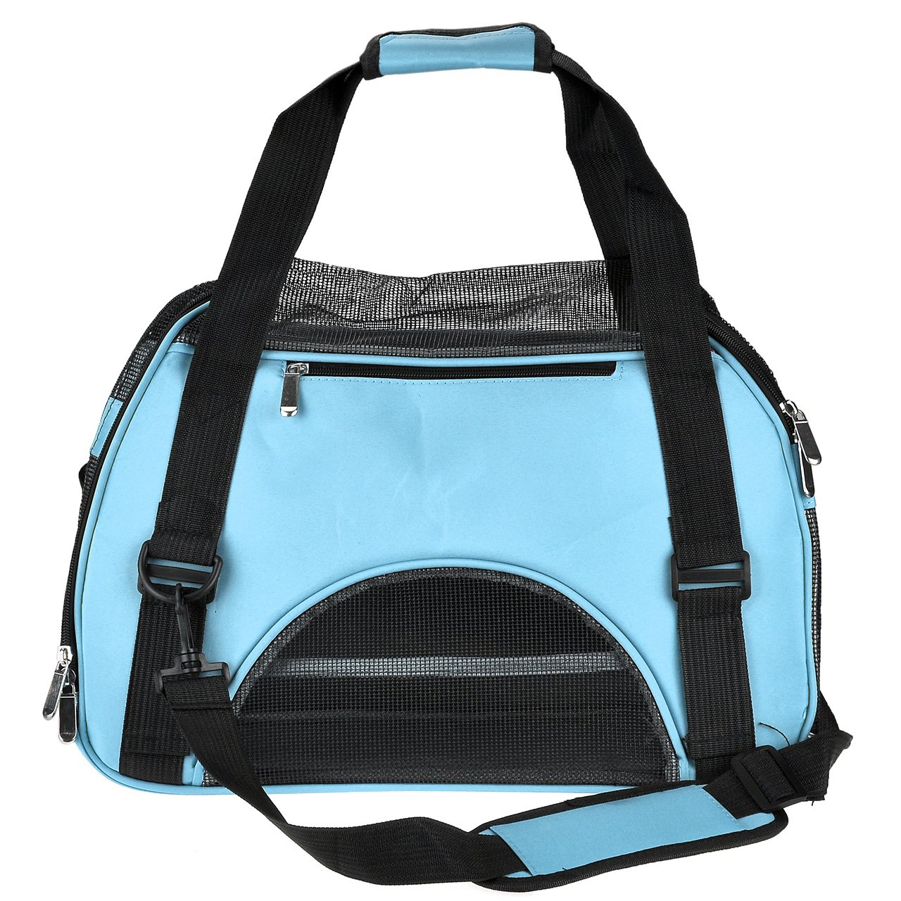 Mangostyle Borsa per Cani Borsa a Tracolla Confortevole per Cani e Gatti per Outdoor Escursione Pieghevole per Viaggio in Treno Trasportino per Animali Domestici - Taglia S