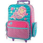 Stephen Joseph Kids Classic Rolling Luggage, Kids Luggage, Toddler Rolling Travel Carry On, Kids Suitcase with wheels,