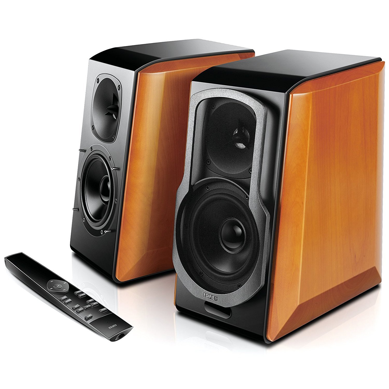 Powered Bluetooth Bookshelf Speakers NearField Active Studio Monitor