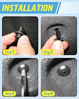 JatilEr 100 Pcs Car Trim Clips Universal Push Rivets Nylon Fasteners 6 Sizes view 4
