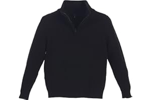 Gioberti Boy's Knitted Half Zip 100% Cotton Sweater