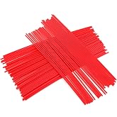 Hotop 100 Pieces Spray Can Straw 7.87" Plastic Replacement Spray Can Extension Straw
