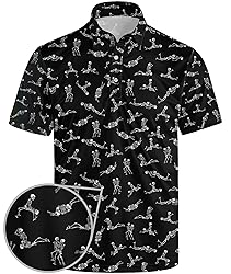 Funny Golf Shirts for Men Crazy Funny Golf Polo
