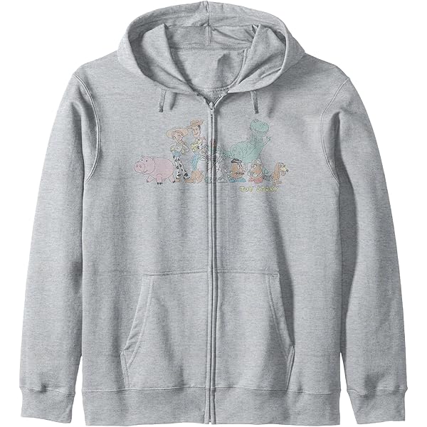 トップス print hoodie 2 toys/gray Amazon.com: Disney Pixar Toy Story Andy's Toys Group Shot Zip