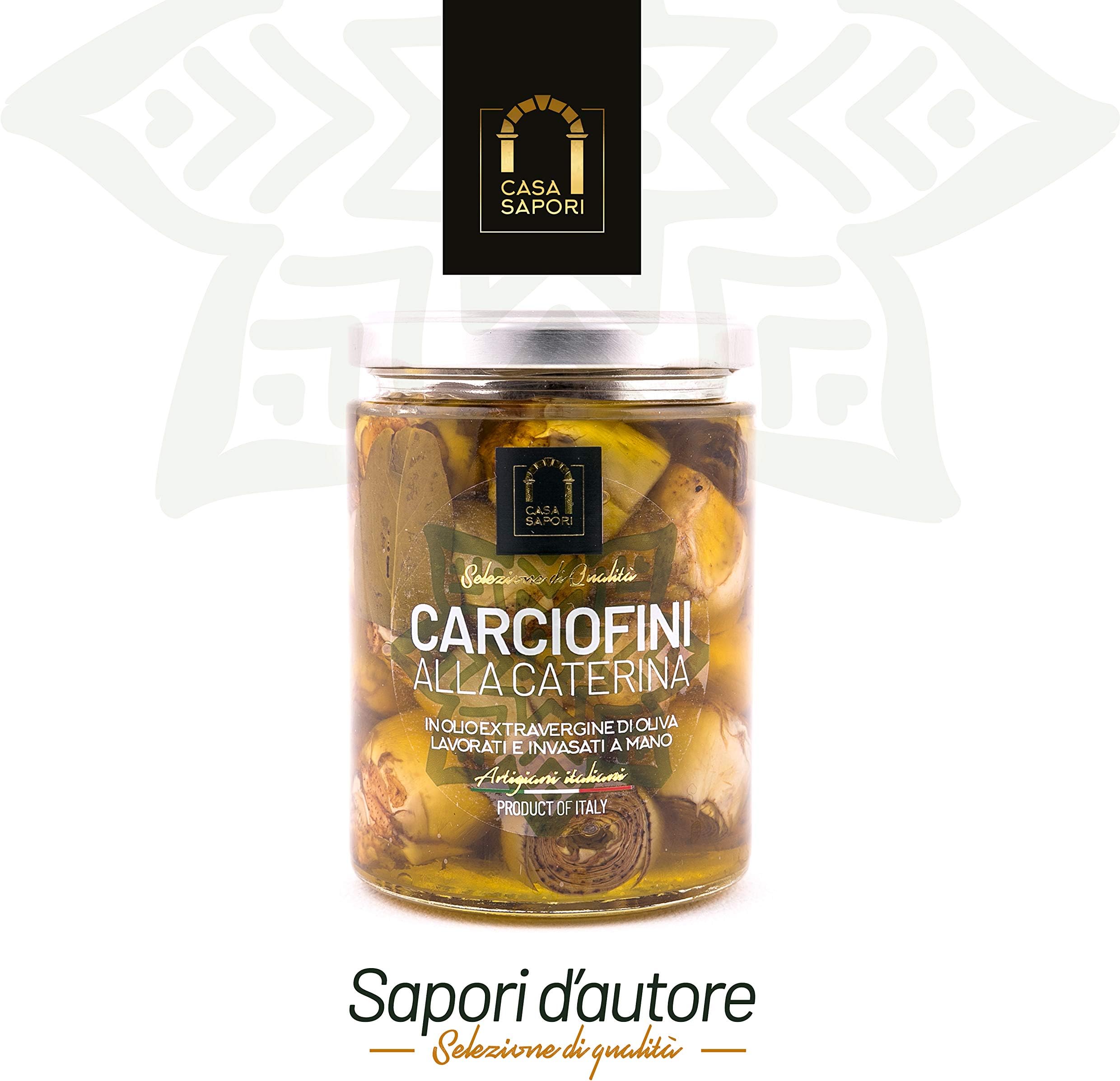 Casa Sapori - Baby Caterina Artichokes (with Bay Leaves) in Extra Virgin Olive Oil 280 g
