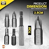SOL 32pc Carbon Steel Drill Bit Set Includes Phillips Flat Torx Hex Universal view 2