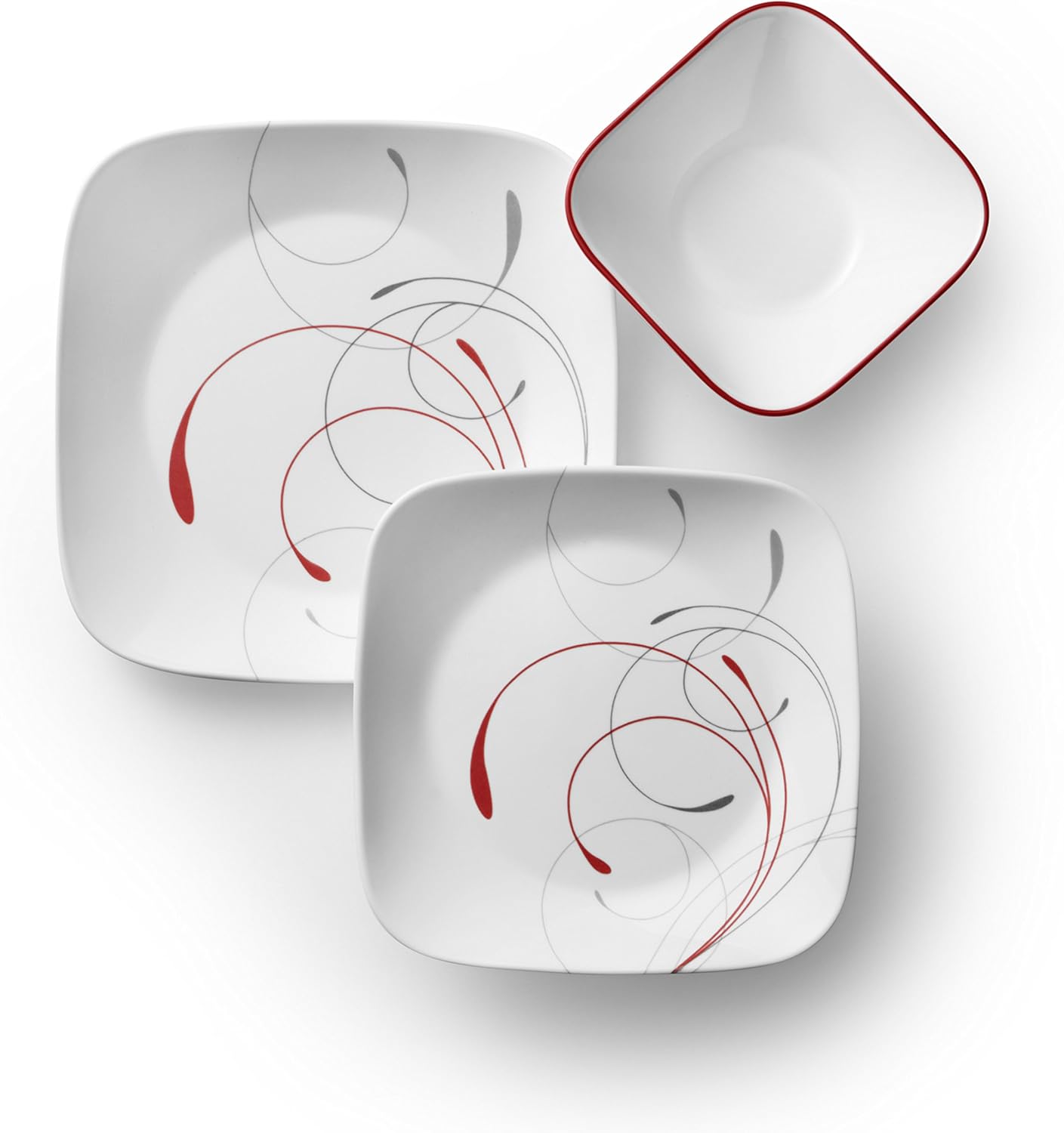  | Corelle Service for 6, Chip Resistant, Splendor Dinnerware Set, 18-Piece: Dinnerware Sets