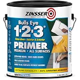 Zinsser 2001 Bulls Eye 1-2-3 All surface Primer, Gallon, White