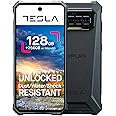 TESLA EXPLR 9 128GB Smartphone | Rugged Phone | Android Cell Phone |DualSIM & MicroSD Expandable | 8300mAh Battery | Shock + Water + Dust Resistant | 6.78’’ Screen | Cameras 64MP-16MP | 3.5 Jack