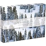 Galison Gray Malin 2-Sided Jigsaw Puzzle, The Snow, 500 Pieces - 24” x 18”, Double-Sided Puzzle with Vibrant Artwork, Perfect
