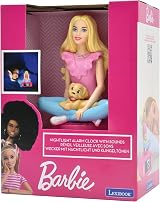 Lexibook Barbie Nightlight Alarm Clock Pink view 8