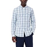 Lacoste Men's Slim Fit Stretch Plaid Shirt