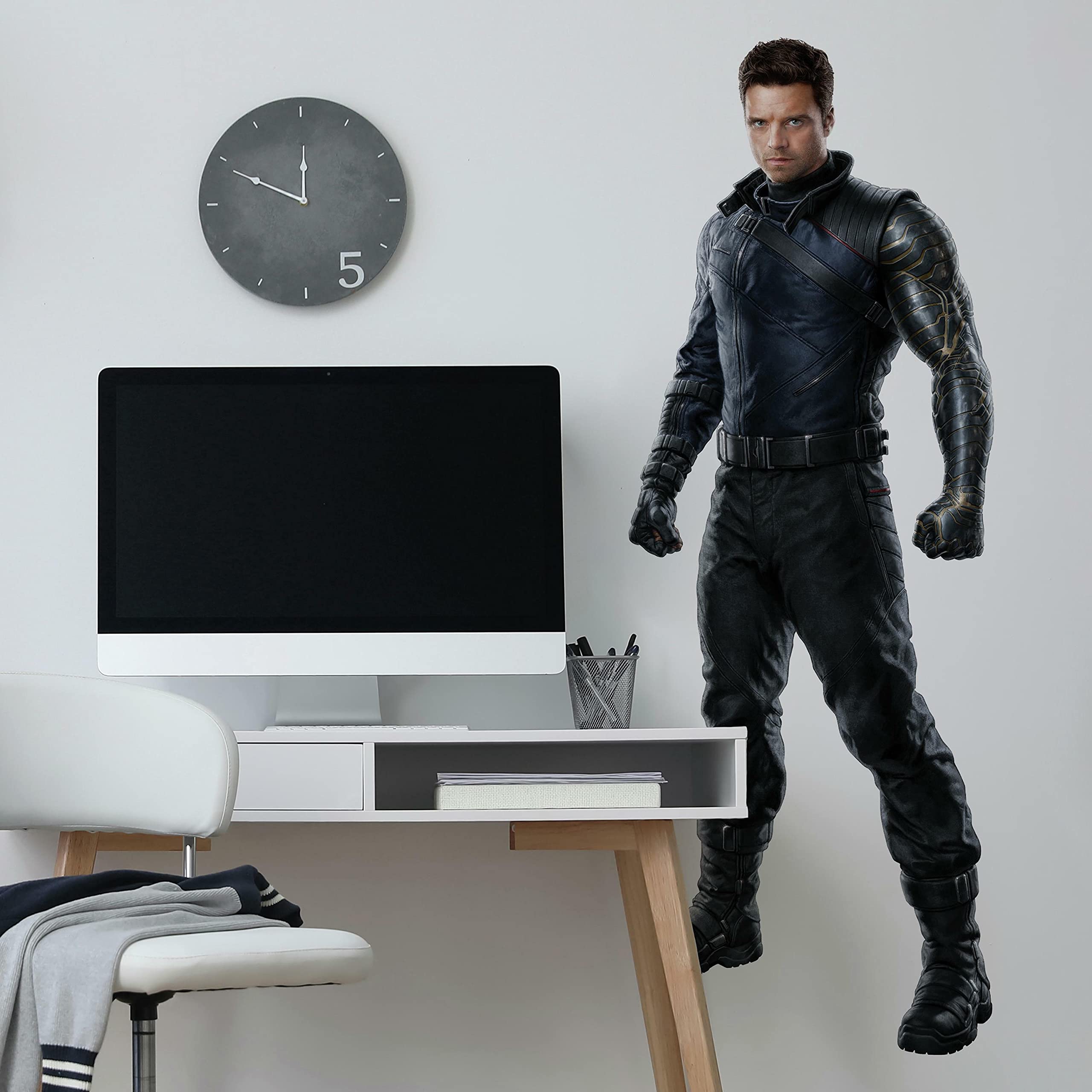 RoomMates RMK4700GM Marvel: Falcon and The Winter Soldier Bucky Giant Peel and Stick Wall Decal