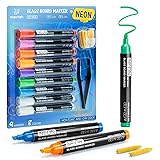 maxtek Neon Dry Erase Markers for Glass, Window