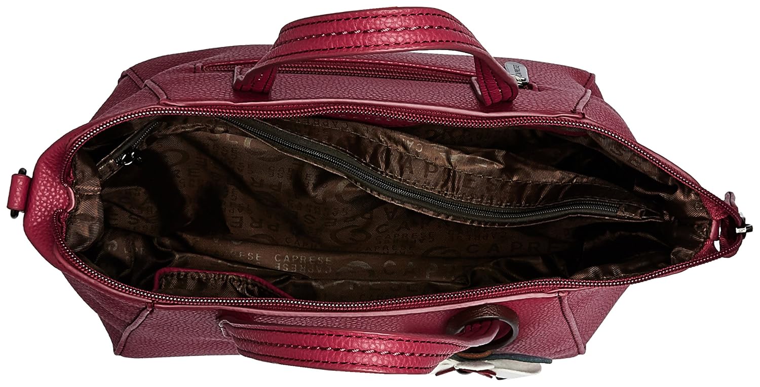 caprese women's satchel (pink)