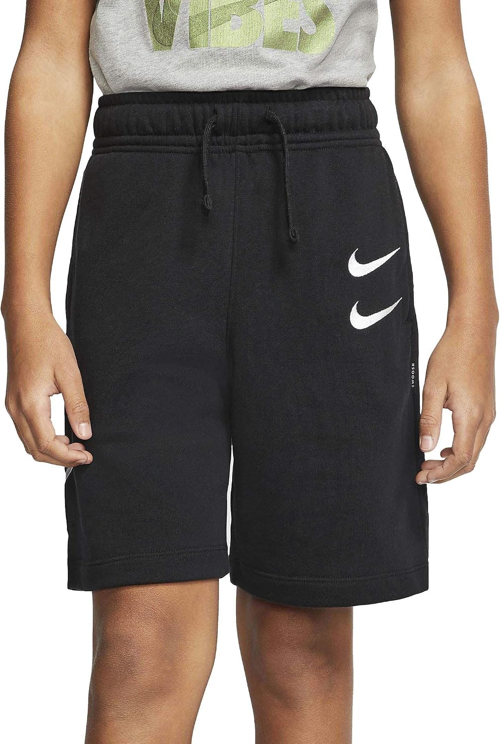 Nike Boys NSW Relaxed Short Set in Black
