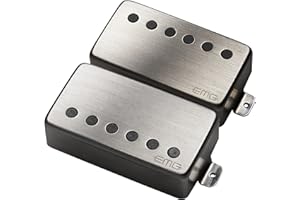 EMG JH James Hetfield Electric Guitar Pickup Set, Brushed Chrome